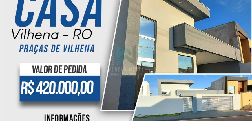 Casa A venda No Praças de Vilhena(VENDIDO)
